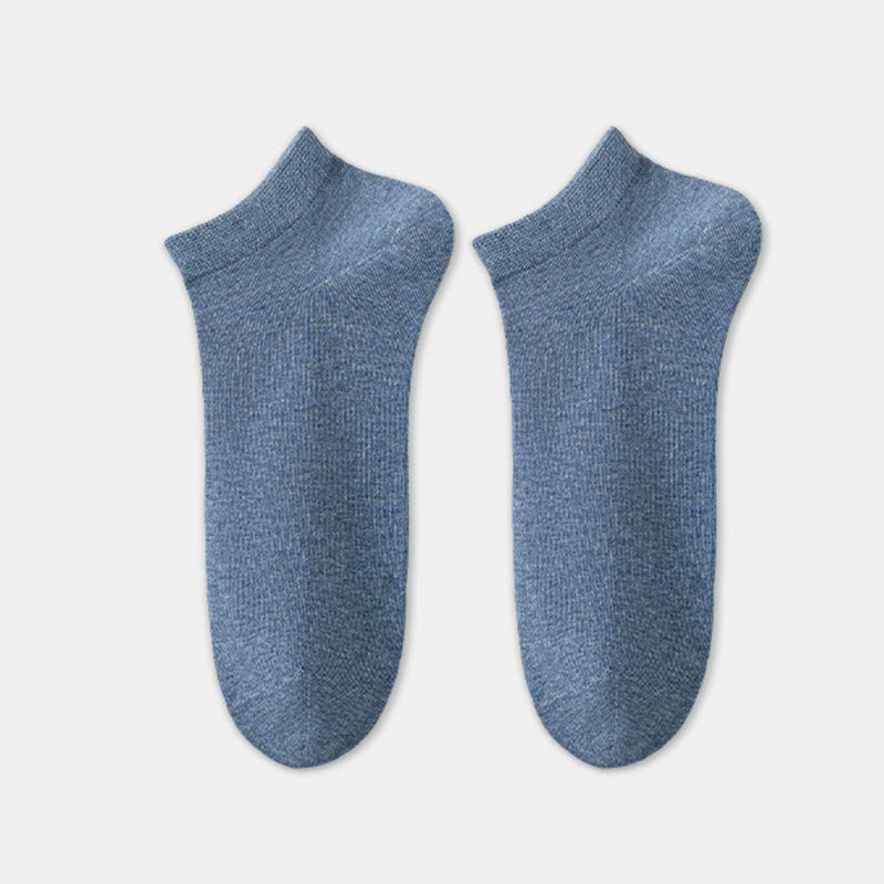 Seamless Process Ankle Socks(8 Pairs) - Blue - EU39-45(US6-11) - image 19