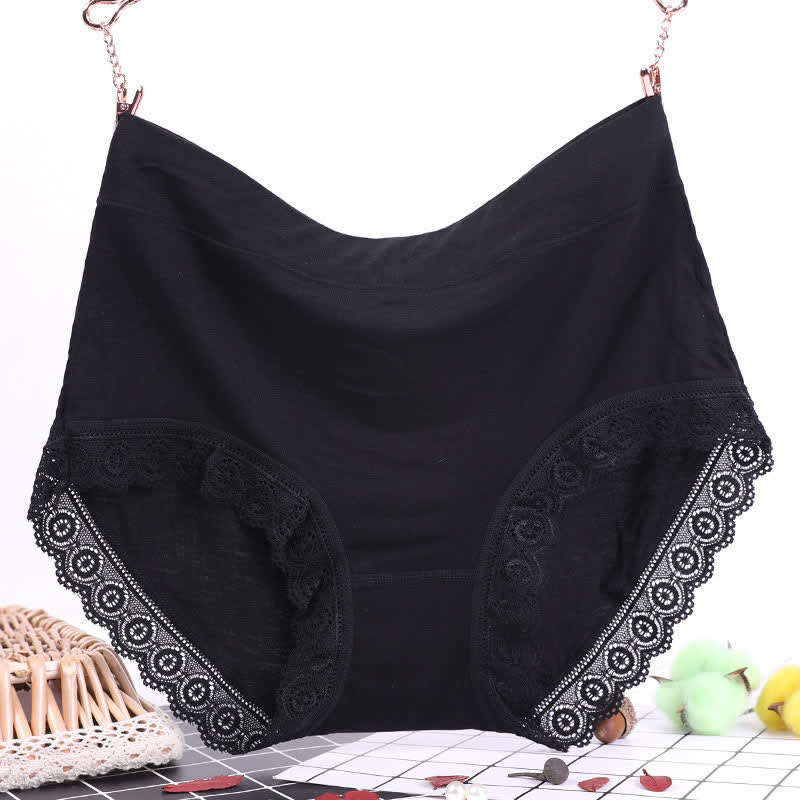 Plus Size Mid-rise Soft Modal Brief(3 Packs)