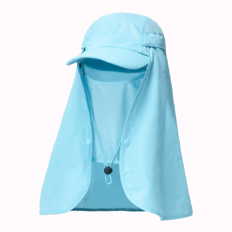 Multi-functional Outdoor Waterproof Baseball Cap - Blue - One Size - image 2