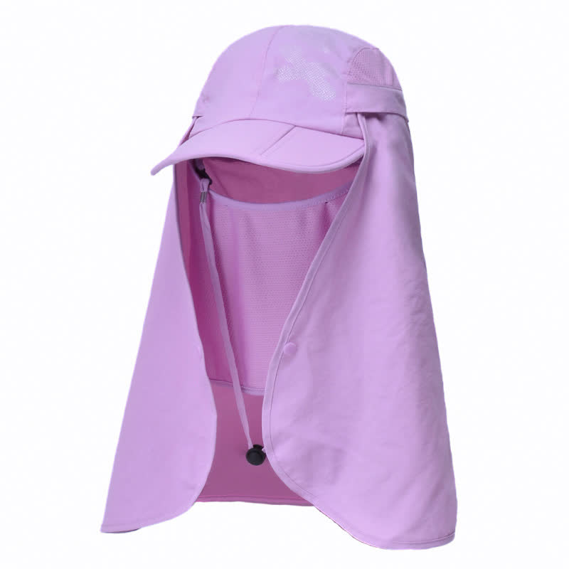 Multi-functional Outdoor Waterproof Baseball Cap - Purple - One Size - image 3