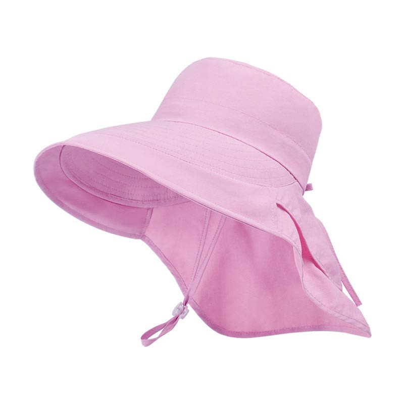Outdoor Hiking Wide-Brim Bucket Hat - Purple - One Size - image 1