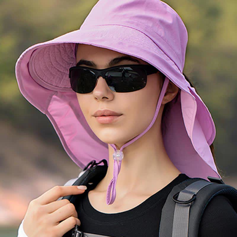 Outdoor Hiking Wide-Brim Bucket Hat - image 0