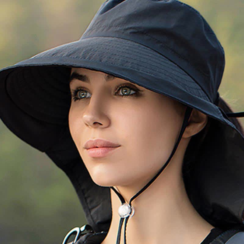 Outdoor Hiking Wide-Brim Bucket Hat - image 20