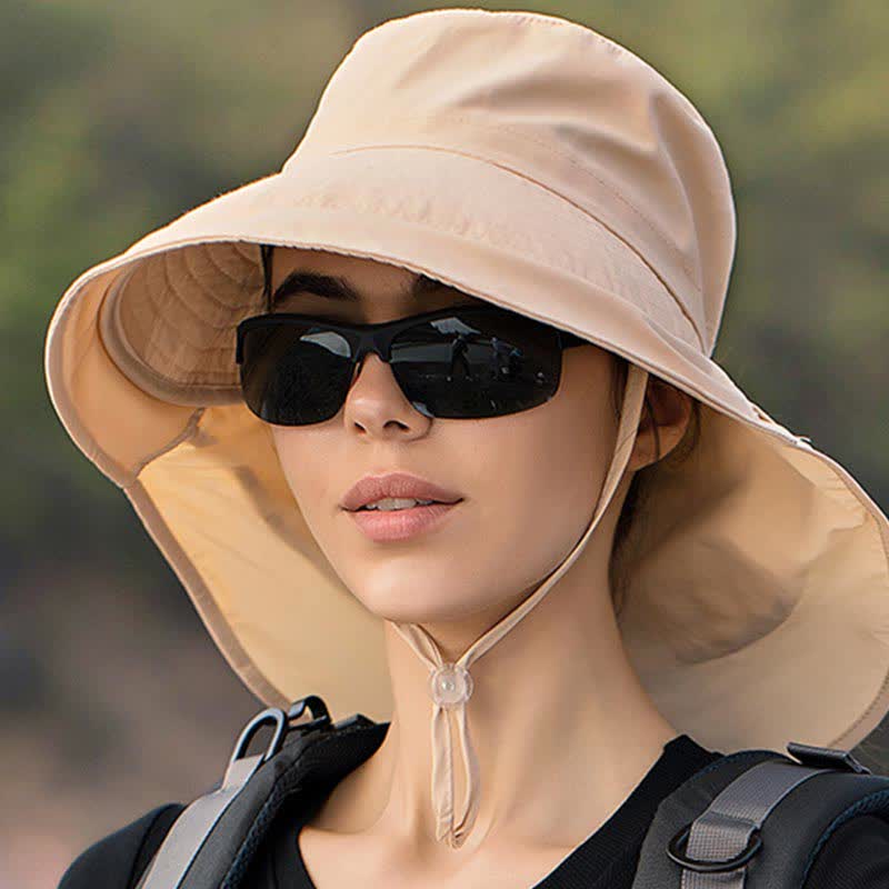 Outdoor Hiking Wide-Brim Bucket Hat - image 8