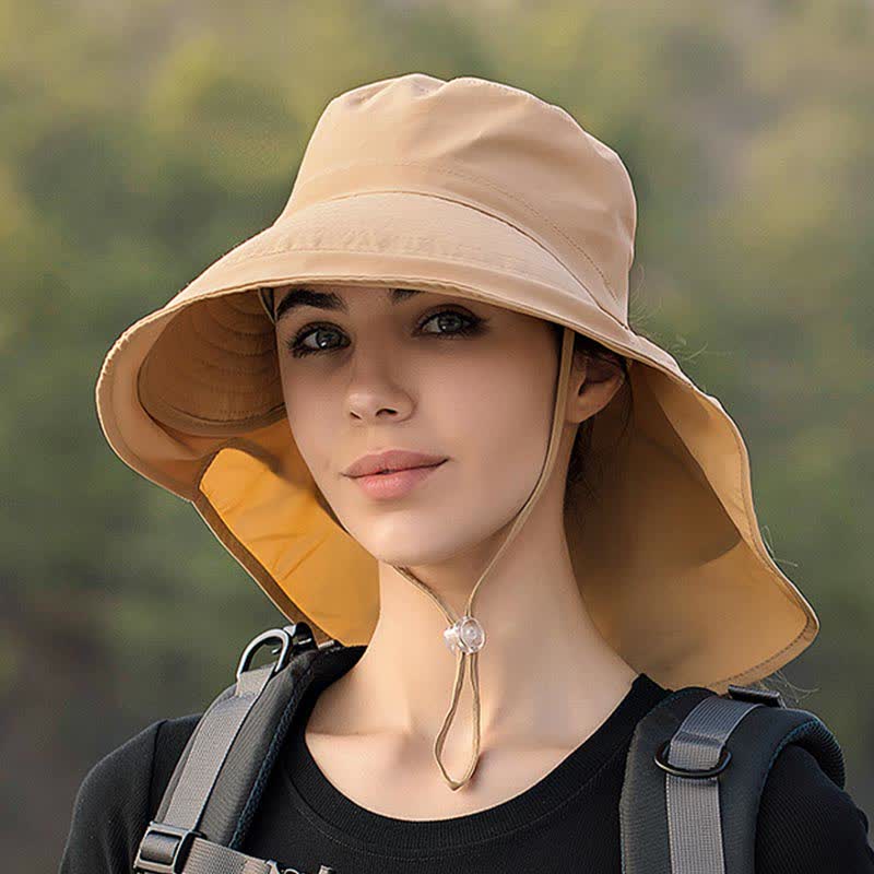 Outdoor Hiking Wide-Brim Bucket Hat - image 5