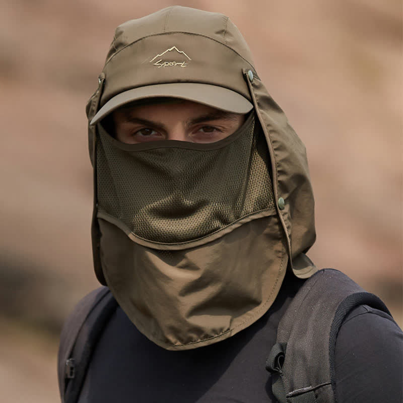 Multi-wear Outdoor Sun Protection Baseball Cap - image 7