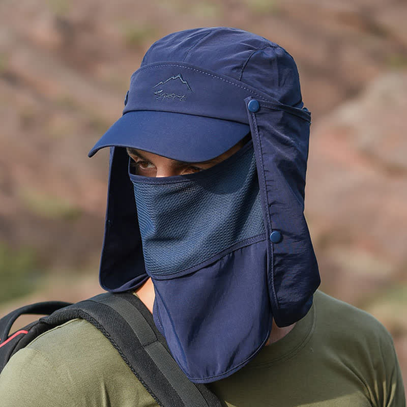 Multi-wear Outdoor Sun Protection Baseball Cap - image 5