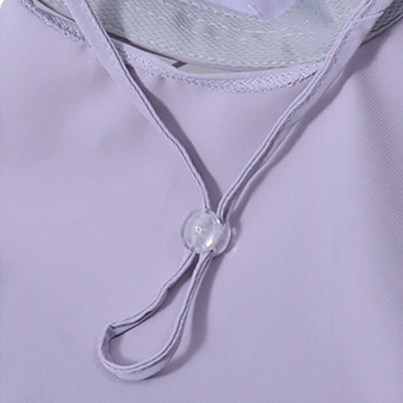 Sun Protection Bucket Hat with Attached Face Scarf - image 5