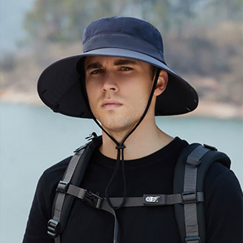 Detachable Neck Flap Bucket Hat - image 5