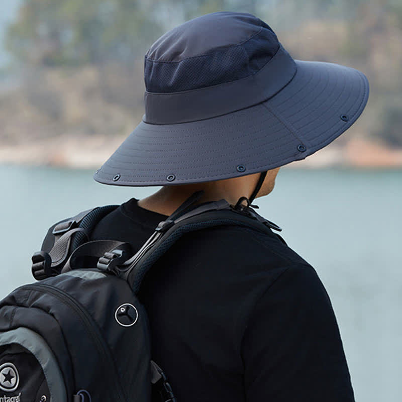 Detachable Neck Flap Bucket Hat - image 6