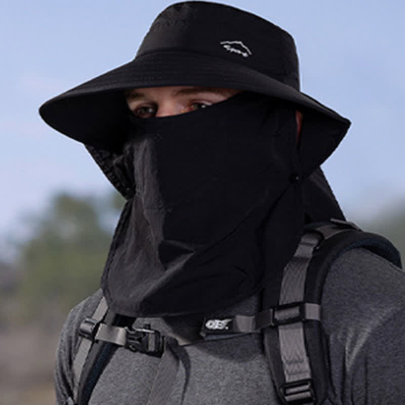 Detachable Face Mask Bucket Hat - image 9