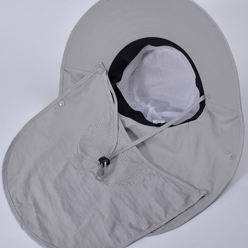 Detachable Face Mask Bucket Hat - image 4