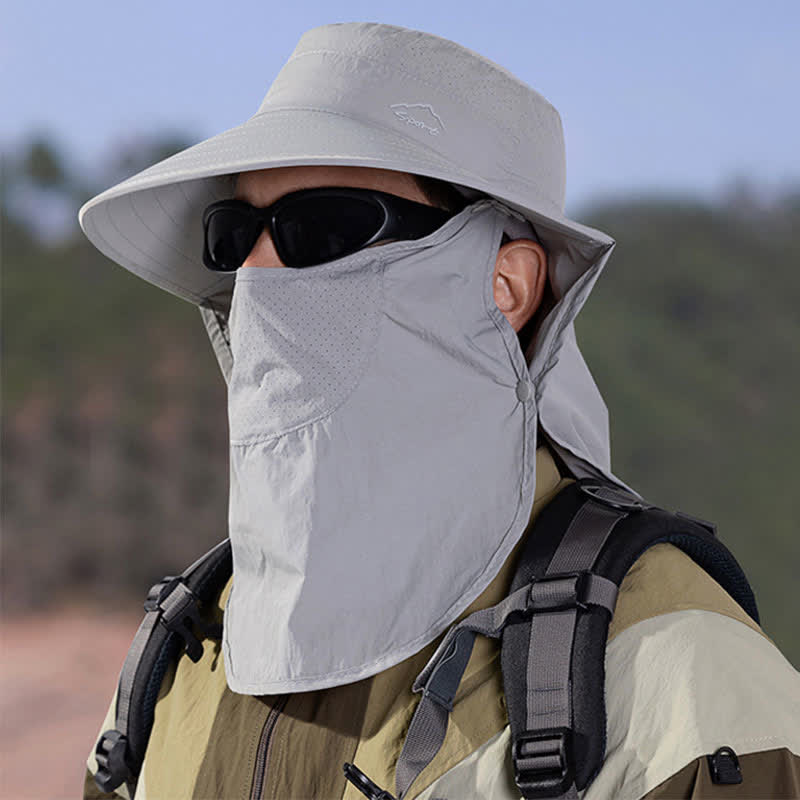 Detachable Face Mask Bucket Hat - image 3