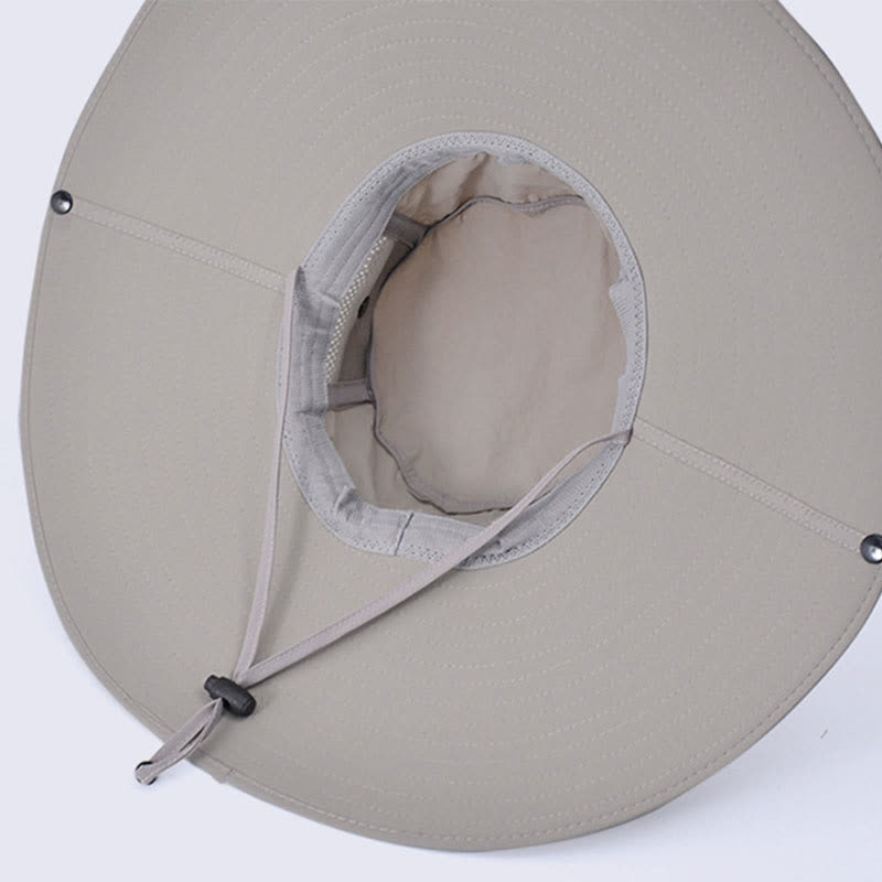 Outdoor Sun Protection Mask Bucket Hat - image 4