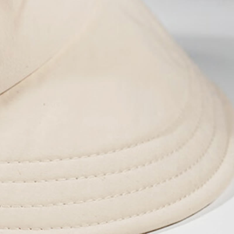 Solid Color Wide Brim Open-Top Hat - image 7