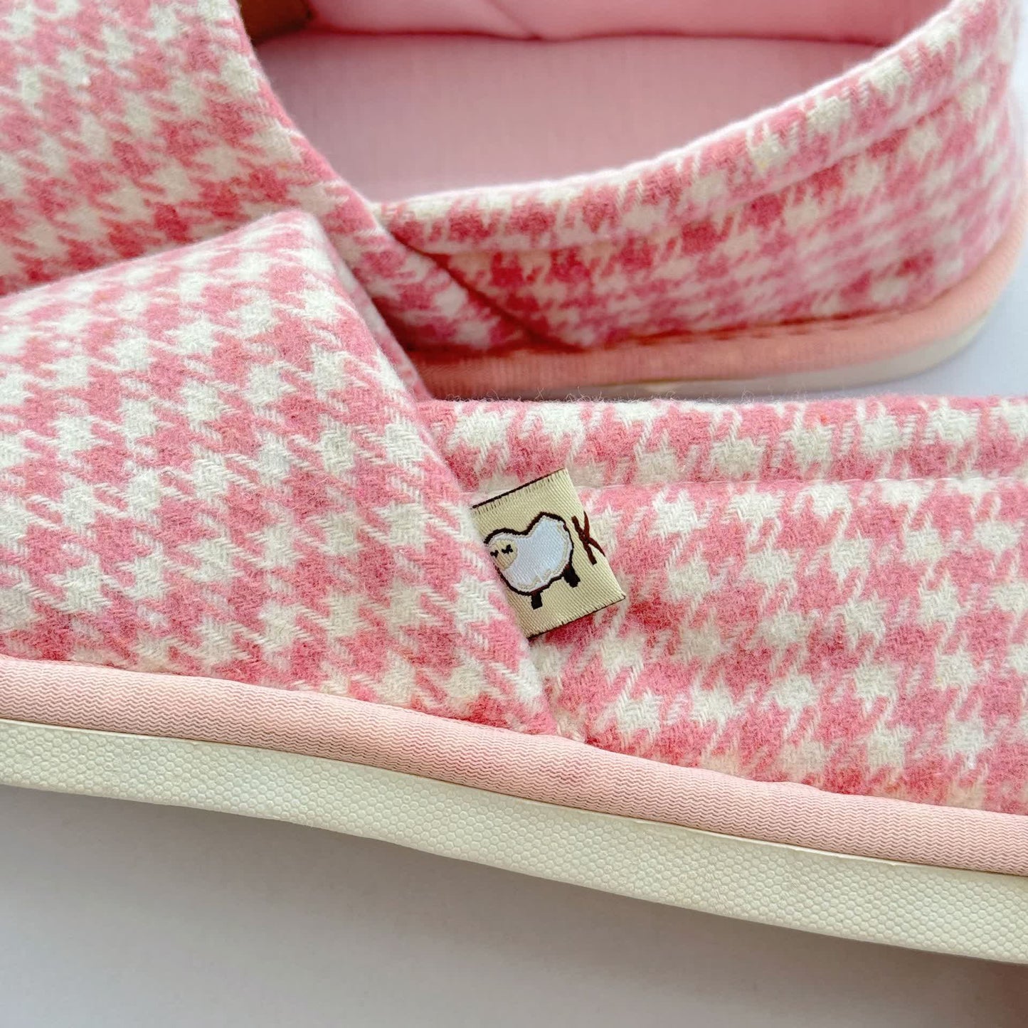 Plaid Non-Slip Lightweight Home Slippers