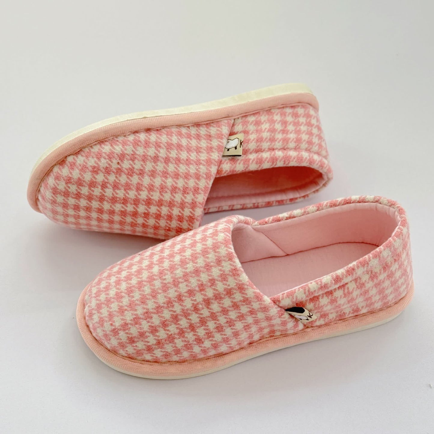 Plaid Non-Slip Lightweight Home Slippers