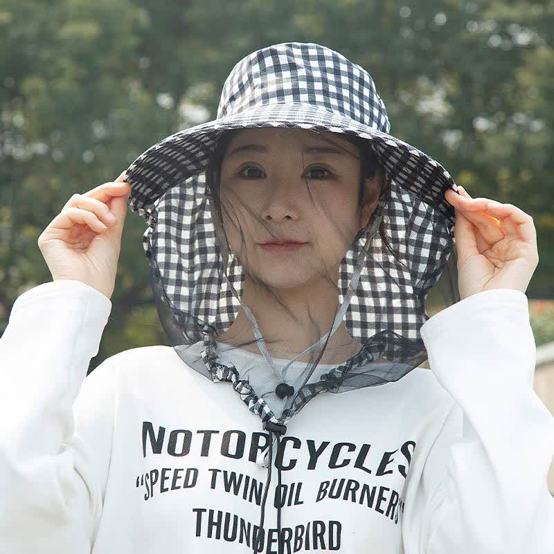 Floral Print Outdoor Wide Brim Bucket Hat - F - One Size - image 13