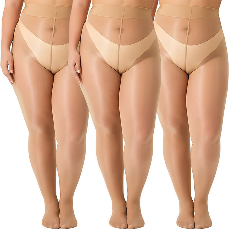 Shiny Sheer Pantyhose(3 Pairs)