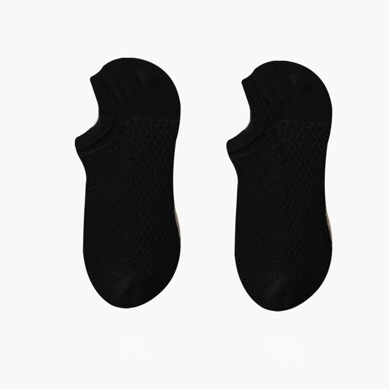 Plus Size Breathable Mesh Ultra-Thin No Show Socks(8 Pairs)