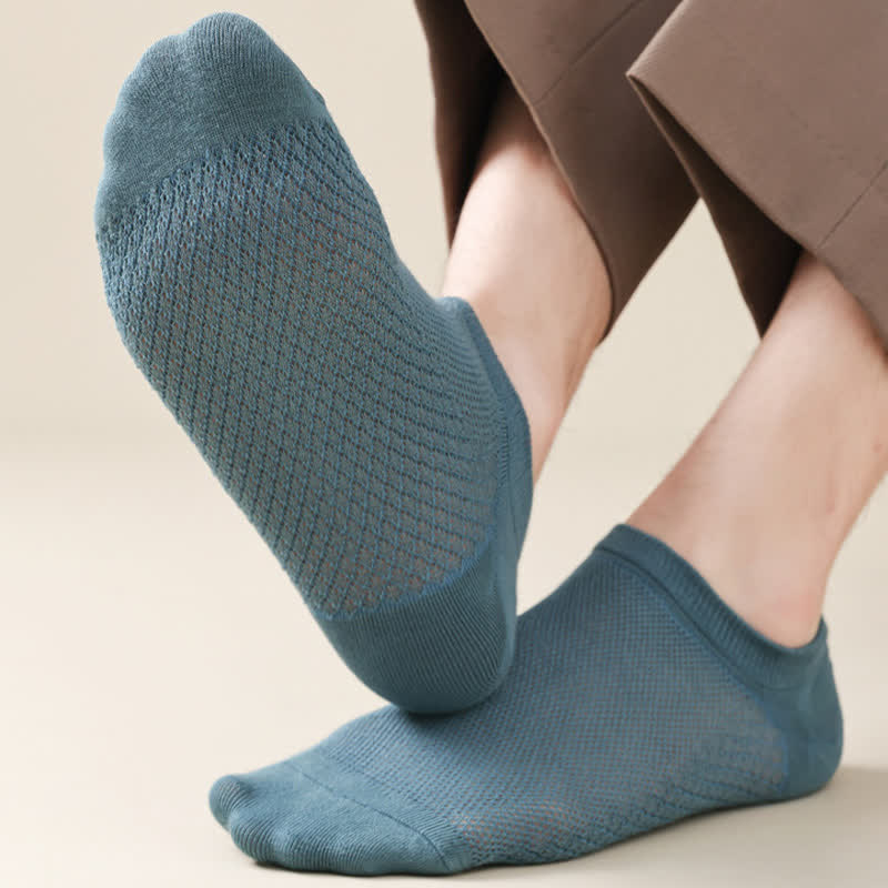 Plus Size Breathable Mesh Ultra-Thin No Show Socks(8 Pairs)