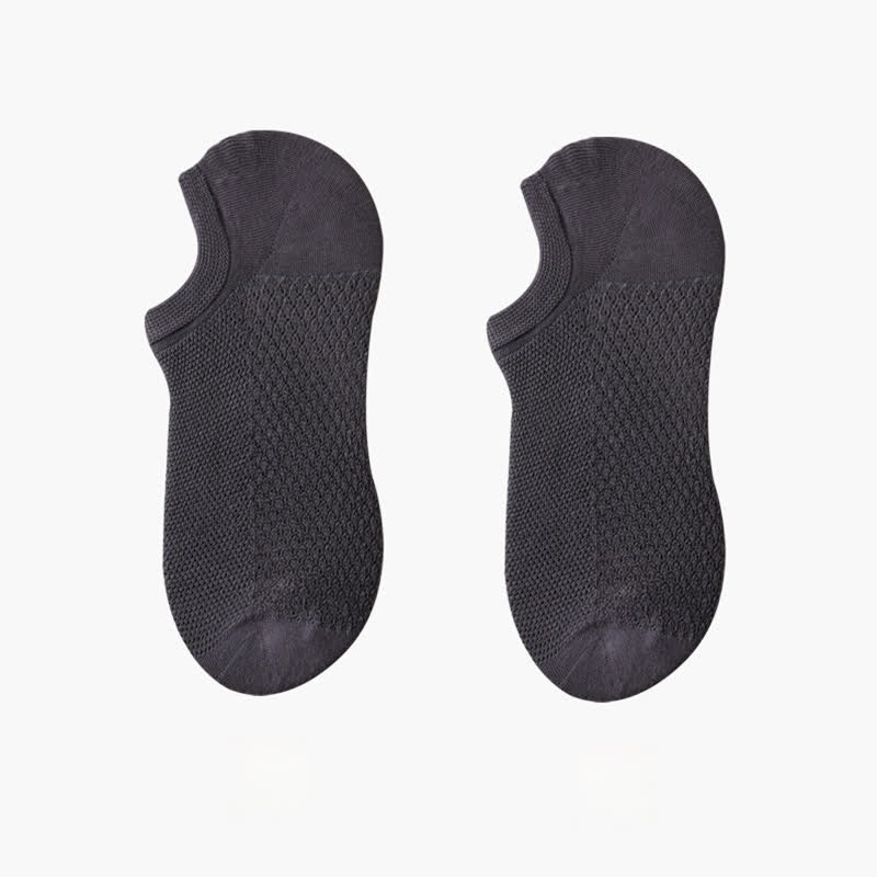 Plus Size Breathable Mesh Ultra-Thin No Show Socks(8 Pairs)