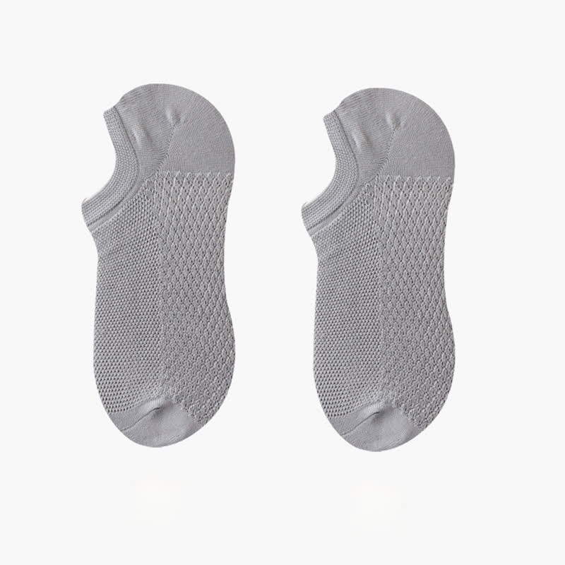 Plus Size Breathable Mesh Ultra-Thin No Show Socks(8 Pairs)