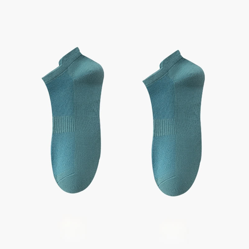 Plus Size Thin Breathable Cotton No Show Socks(8 Pairs)