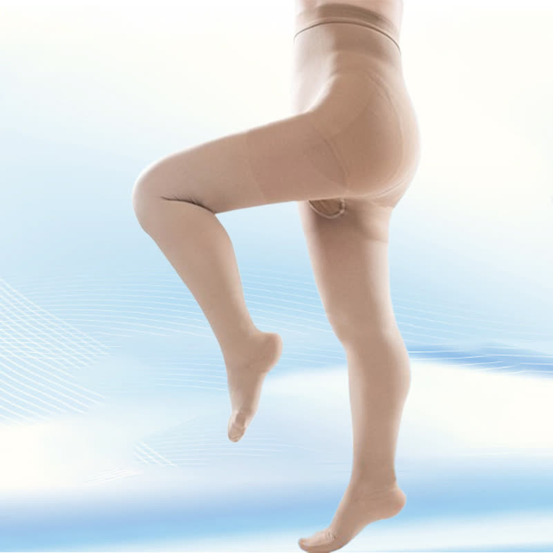 Plus Size Medical Closed Toe Compression Pantyhose(30-40mmHg)