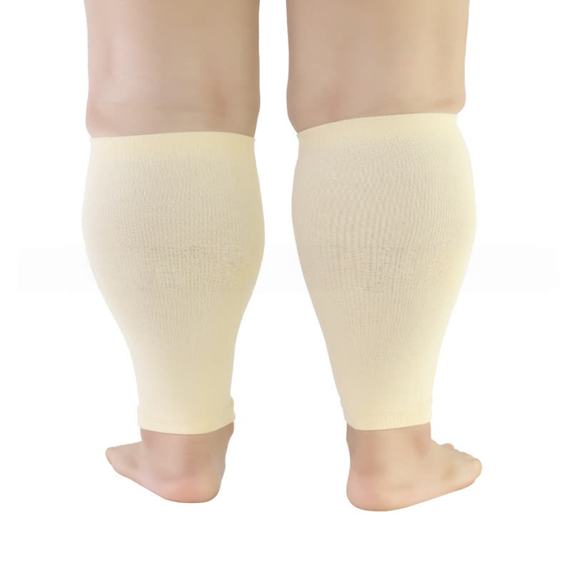 Plus Size Solid Color Calf Compression Sleeves