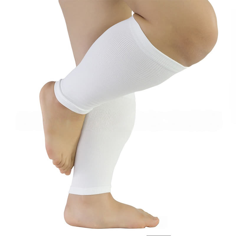 Plus Size Solid Color Calf Compression Sleeves