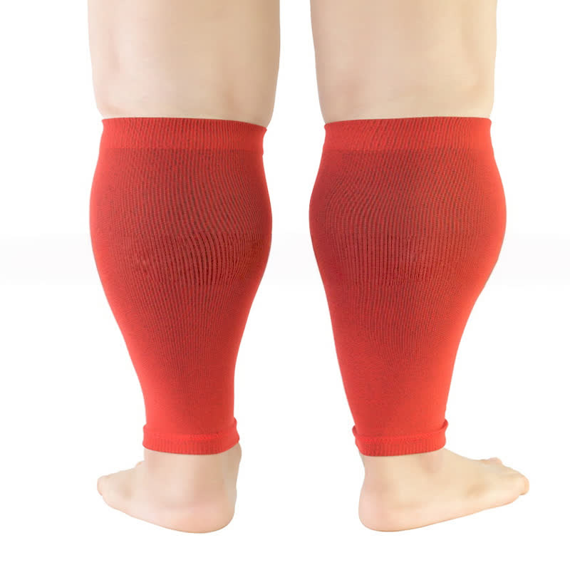 Plus Size Solid Color Calf Compression Sleeves
