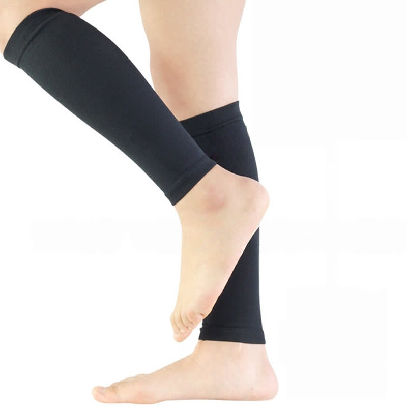 Solid Color Football Calf Compression Sleeves(3 Pairs)