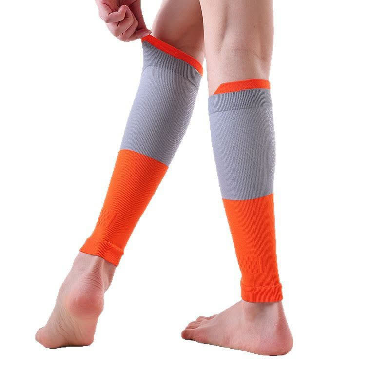 Colorblock Sports Running Compression Calf Sleeves(3 Pairs)