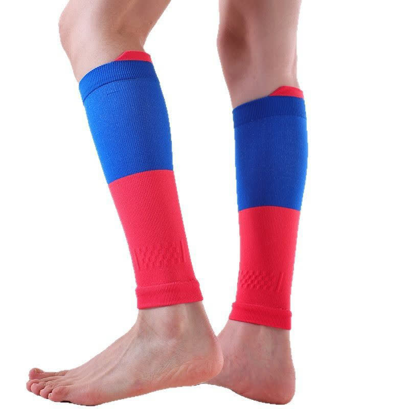Colorblock Sports Running Compression Calf Sleeves(3 Pairs)