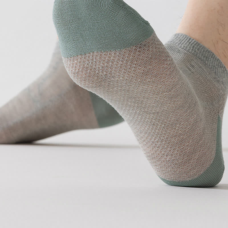 Non-slip Heel Mesh Breathable Ankle Socks(6 Pairs)