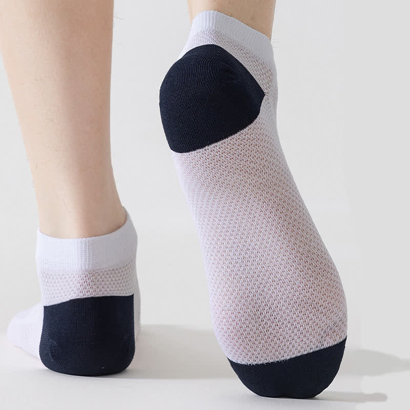 Non-slip Heel Mesh Breathable Ankle Socks(6 Pairs)