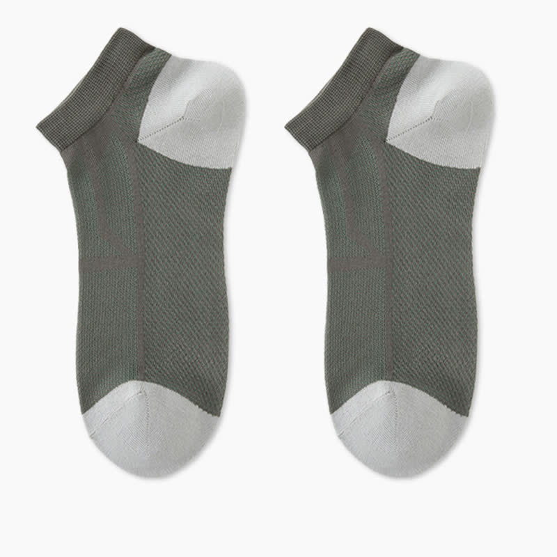 Non-slip Heel Mesh Breathable Ankle Socks(6 Pairs)