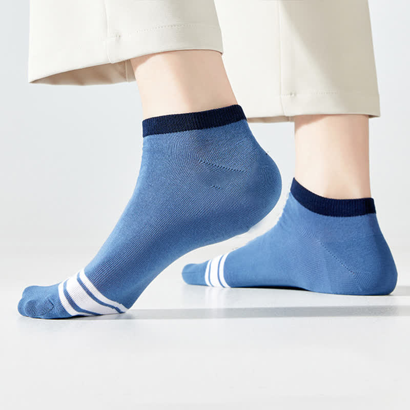 High Elastic Pure Cotton Antibacterial Ankle Socks(6 Pairs)