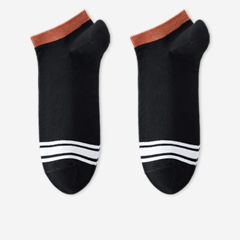High Elastic Pure Cotton Antibacterial Ankle Socks(6 Pairs)