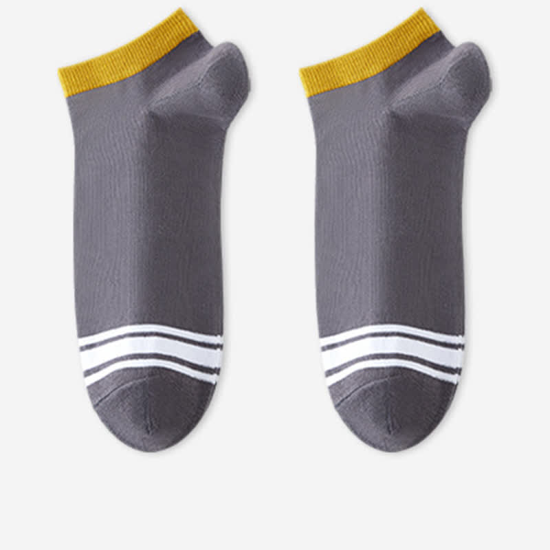 High Elastic Pure Cotton Antibacterial Ankle Socks(6 Pairs)