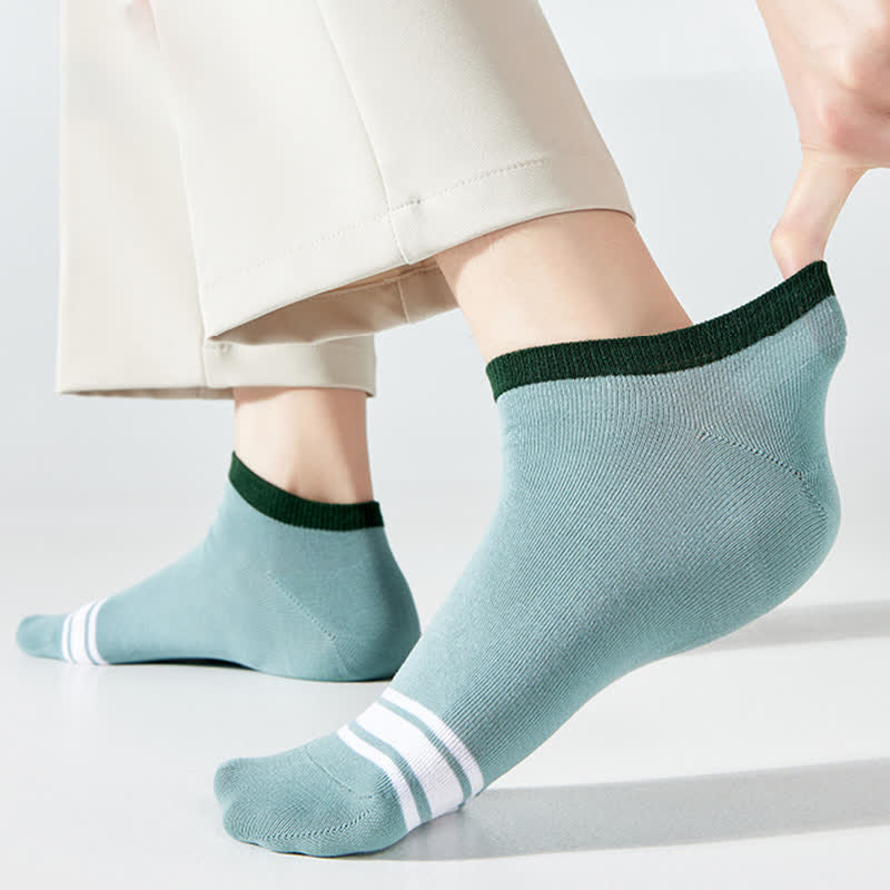High Elastic Pure Cotton Antibacterial Ankle Socks(6 Pairs)