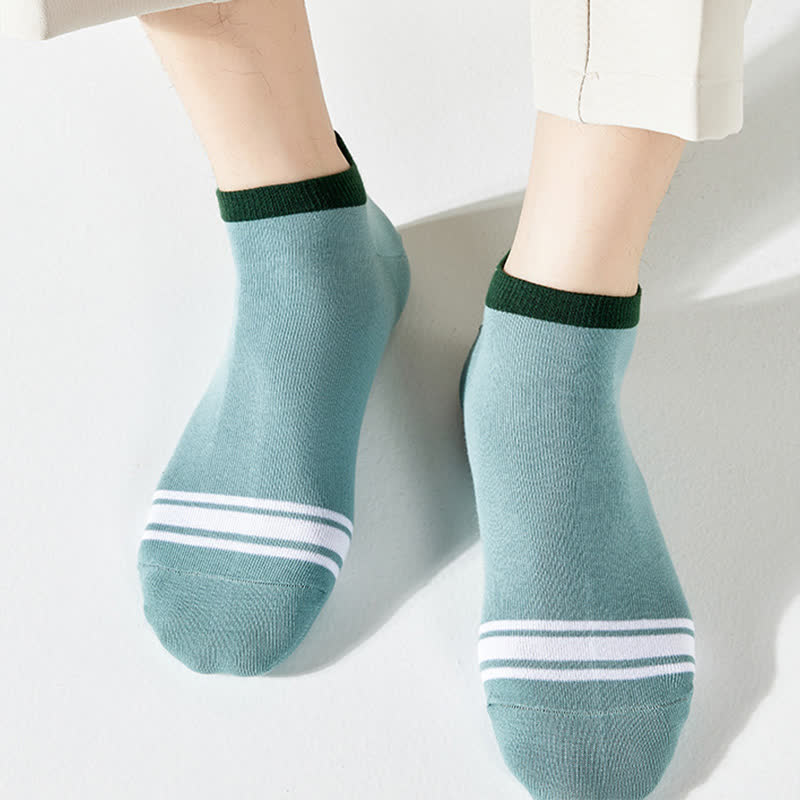 High Elastic Pure Cotton Antibacterial Ankle Socks(6 Pairs)
