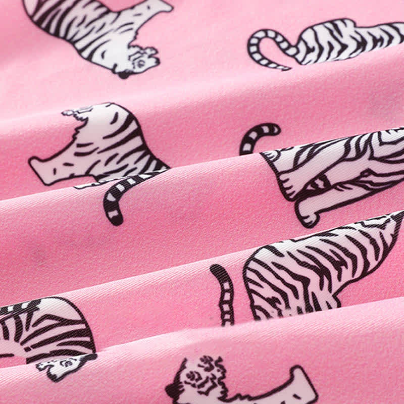 Tiger Print Men's Breathable Boxer Briefs(4 Packs) - image 4