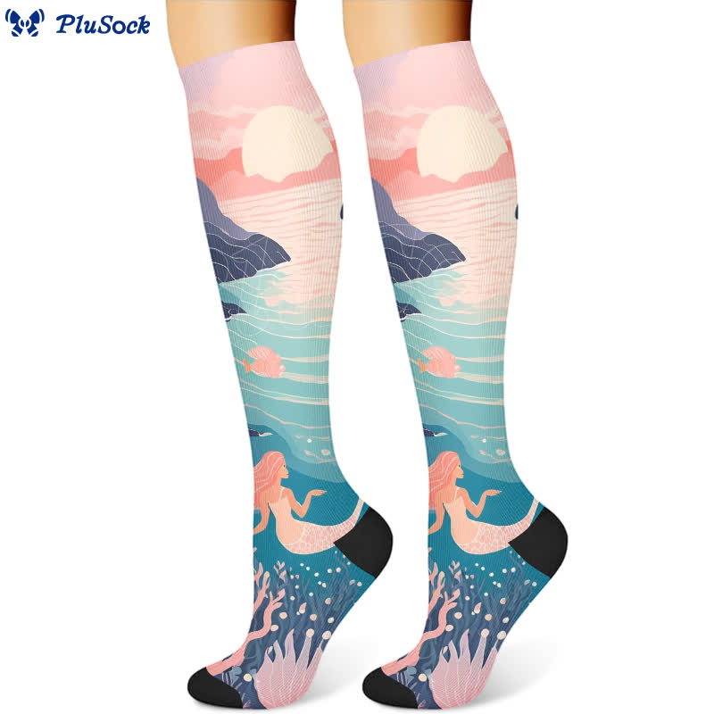 Mermaid Series Compression Socks(3 Pairs) - image 2