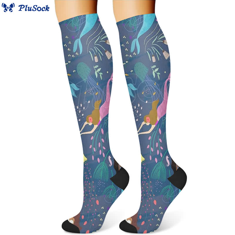 Mermaid Series Compression Socks(3 Pairs) - image 3