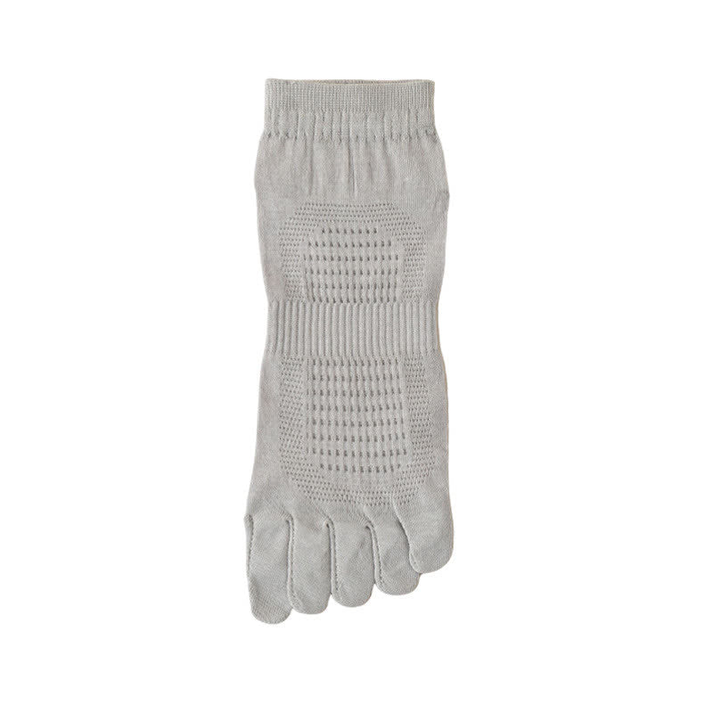 Pure Cotton Mesh Five-toe Ankle Socks(3 Pairs)