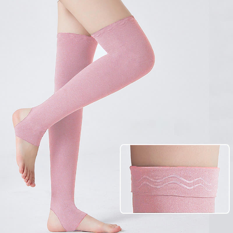 Stirrup Compression Thigh Sleeves - Pink - XL - image 5