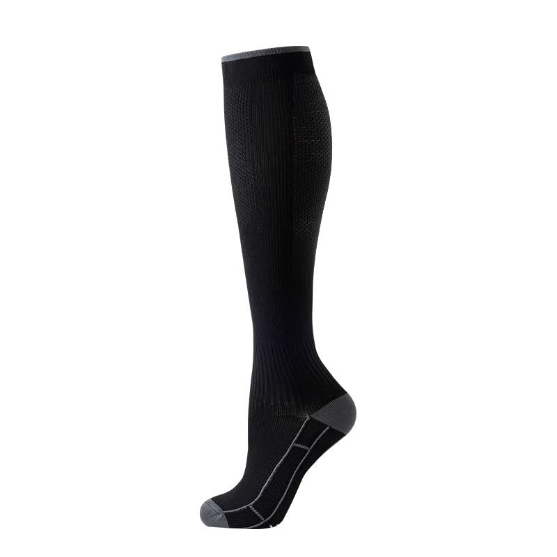 Running Travel Knee High Compression Socks(4 Pairs)