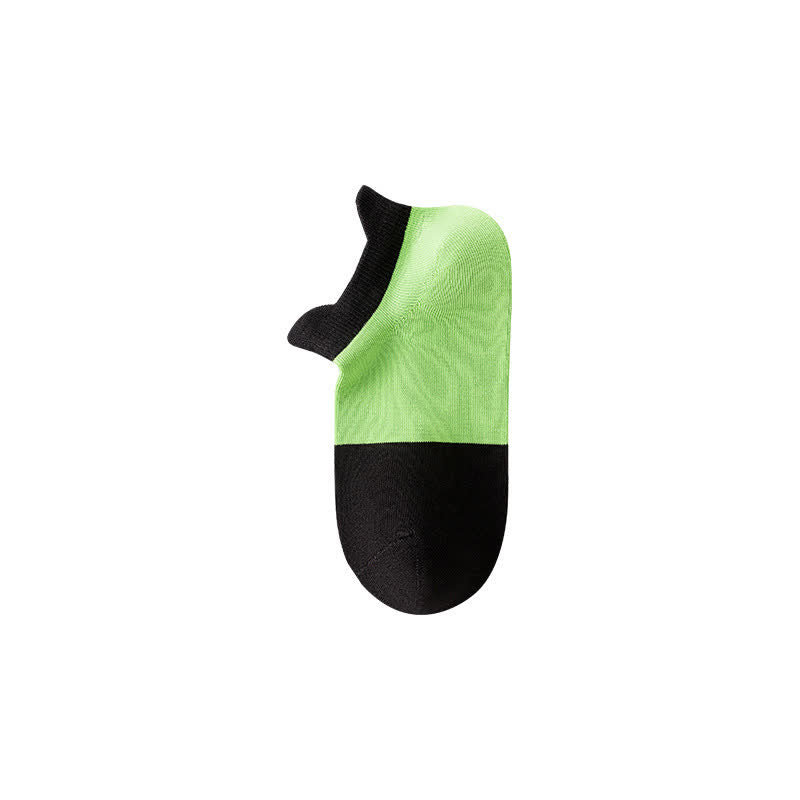 Cotton Color Block Breathable Ankle Socks(6 Pairs)
